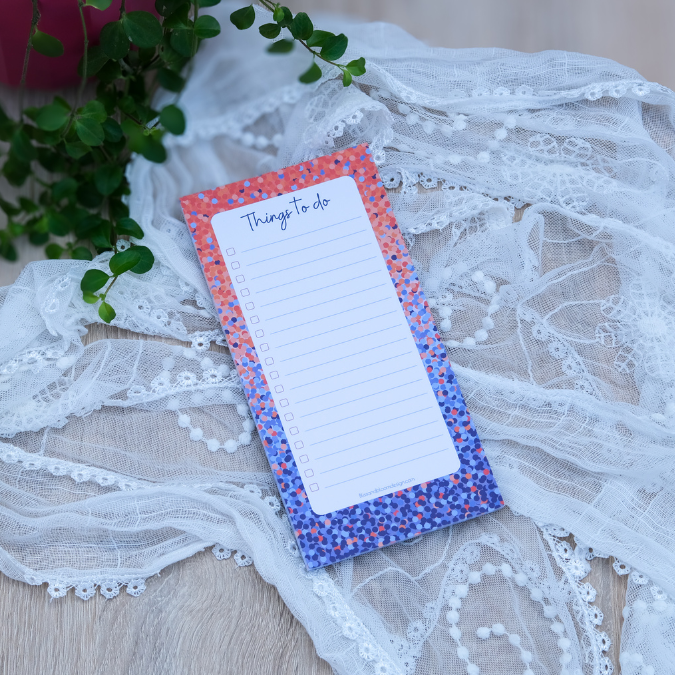 Paperloverset in Crazy Dots print (4 stuks)