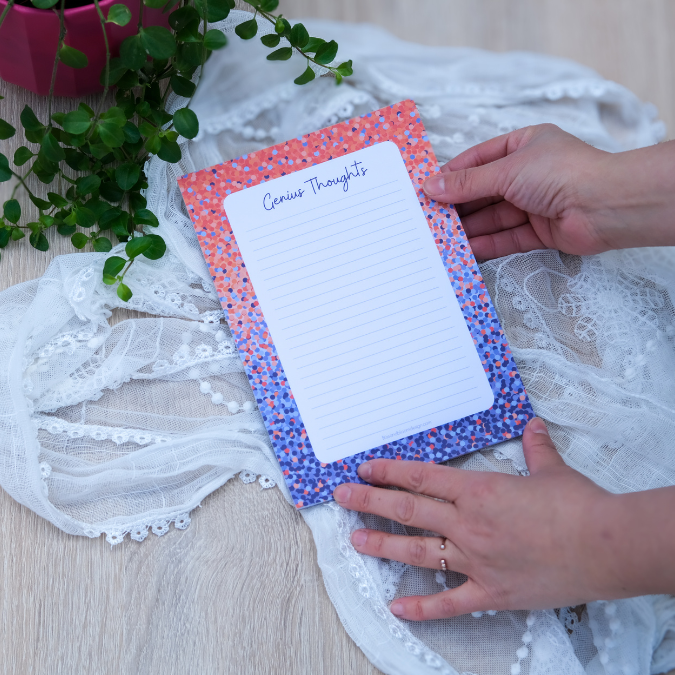 Paperloverset in Crazy Dots print (4 stuks)