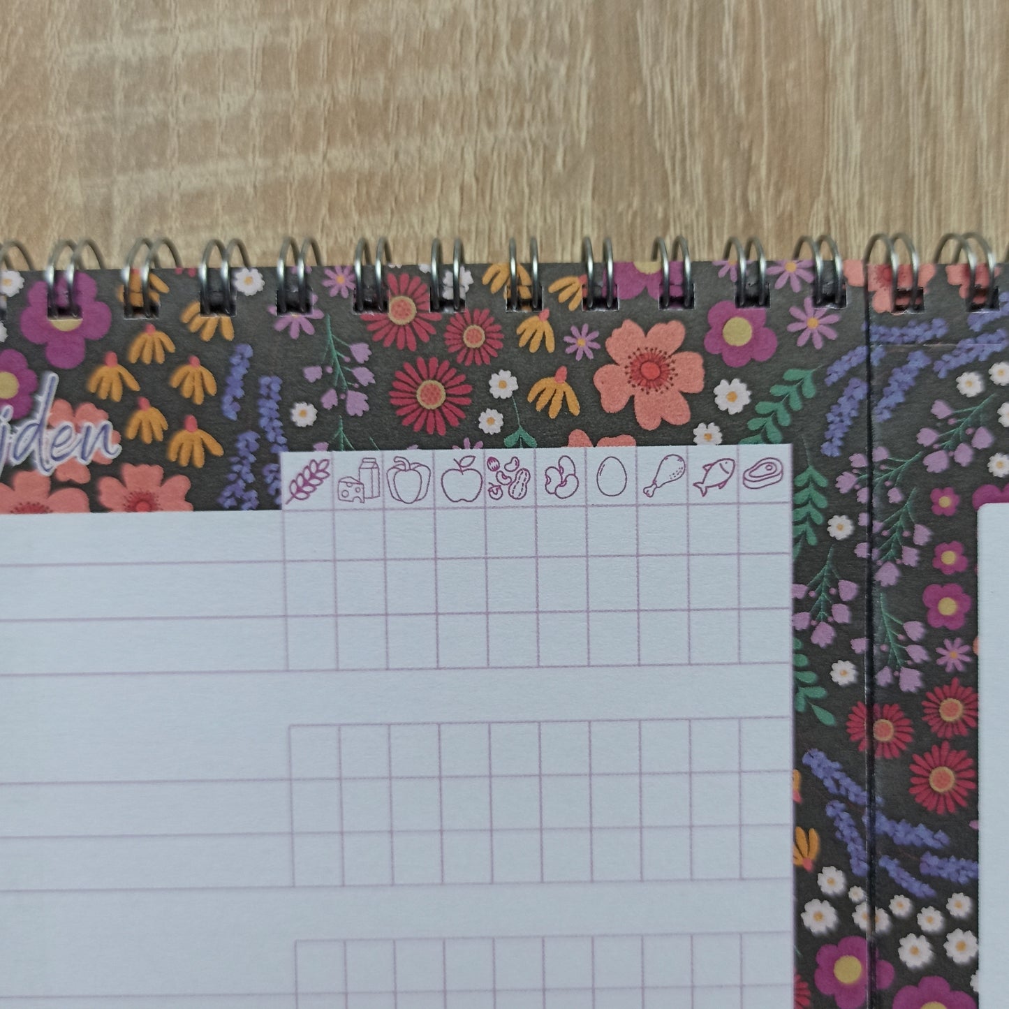 De ultieme Maaltijdplanner in Midnight Garden print