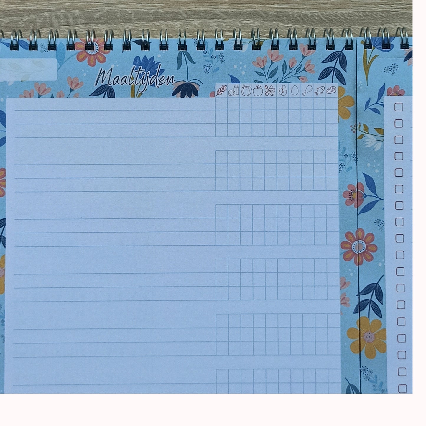 De ultieme Maaltijdplanner in Sunny Petals Print