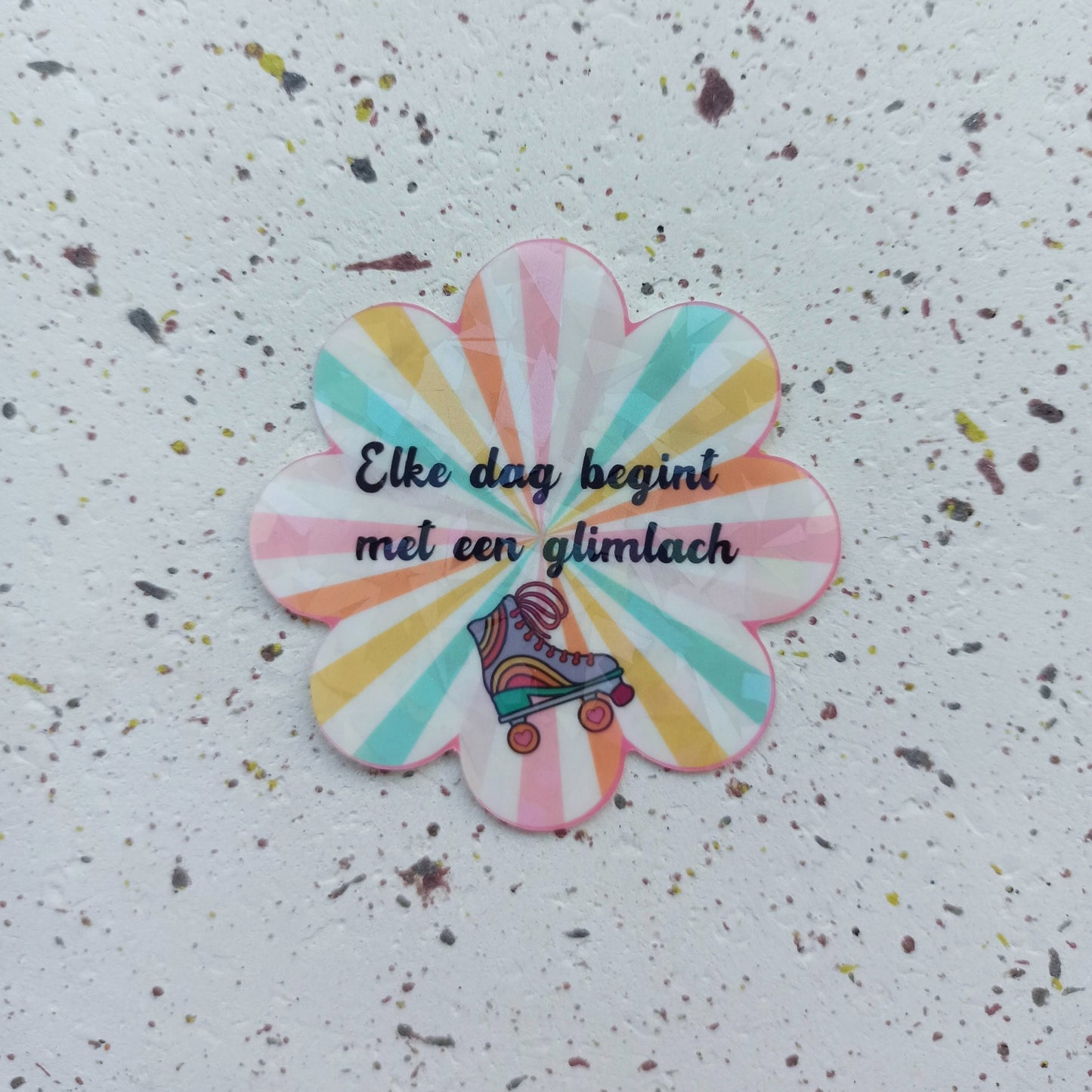 Groovy Retro Holografische Raamstickers