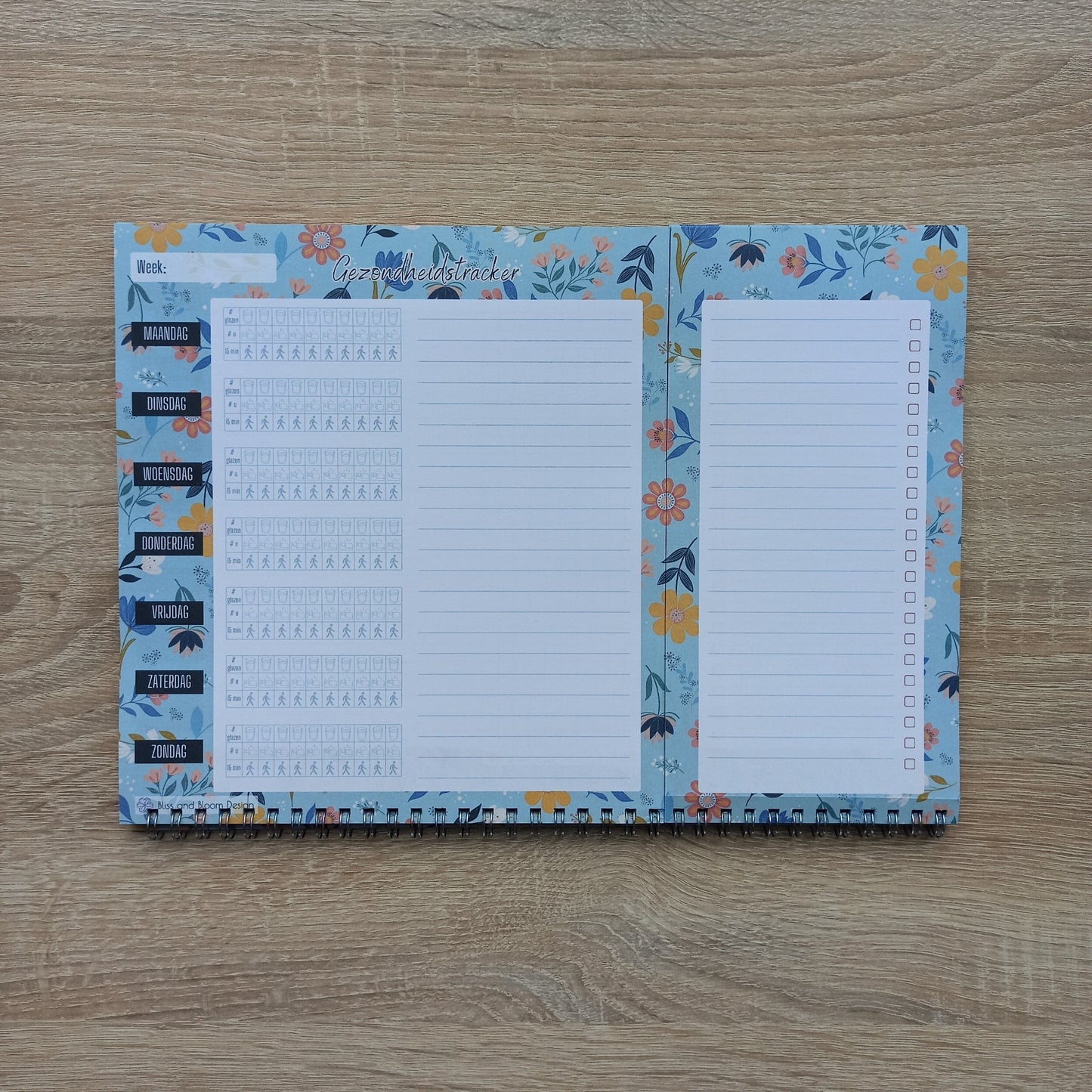 De ultieme Maaltijdplanner in Sunny Petals Print