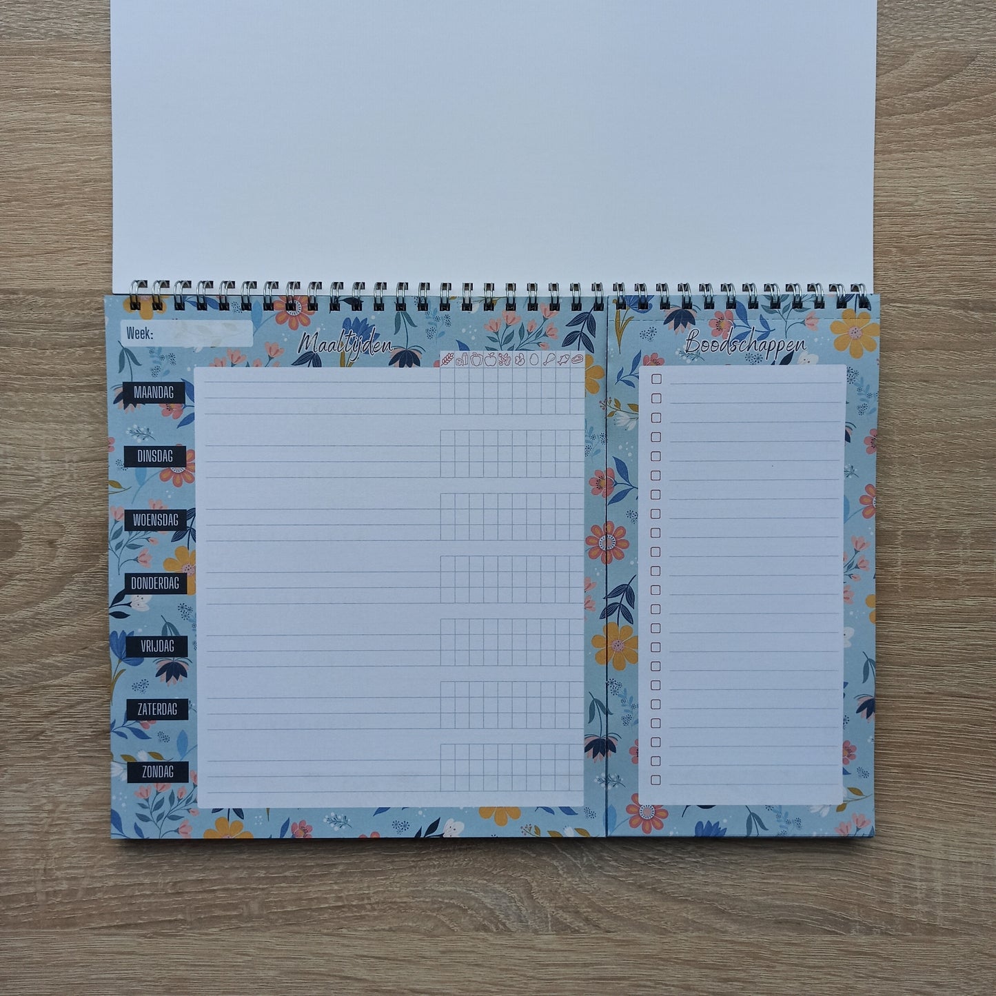 De ultieme Maaltijdplanner in Sunny Petals Print