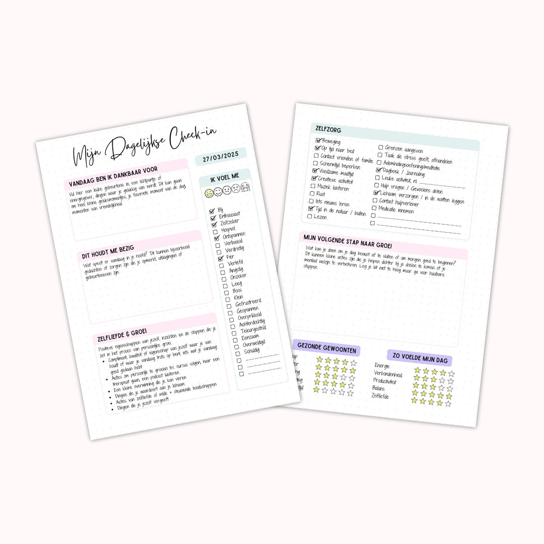 Bloom Journal: Mentaal welzijn startpakket