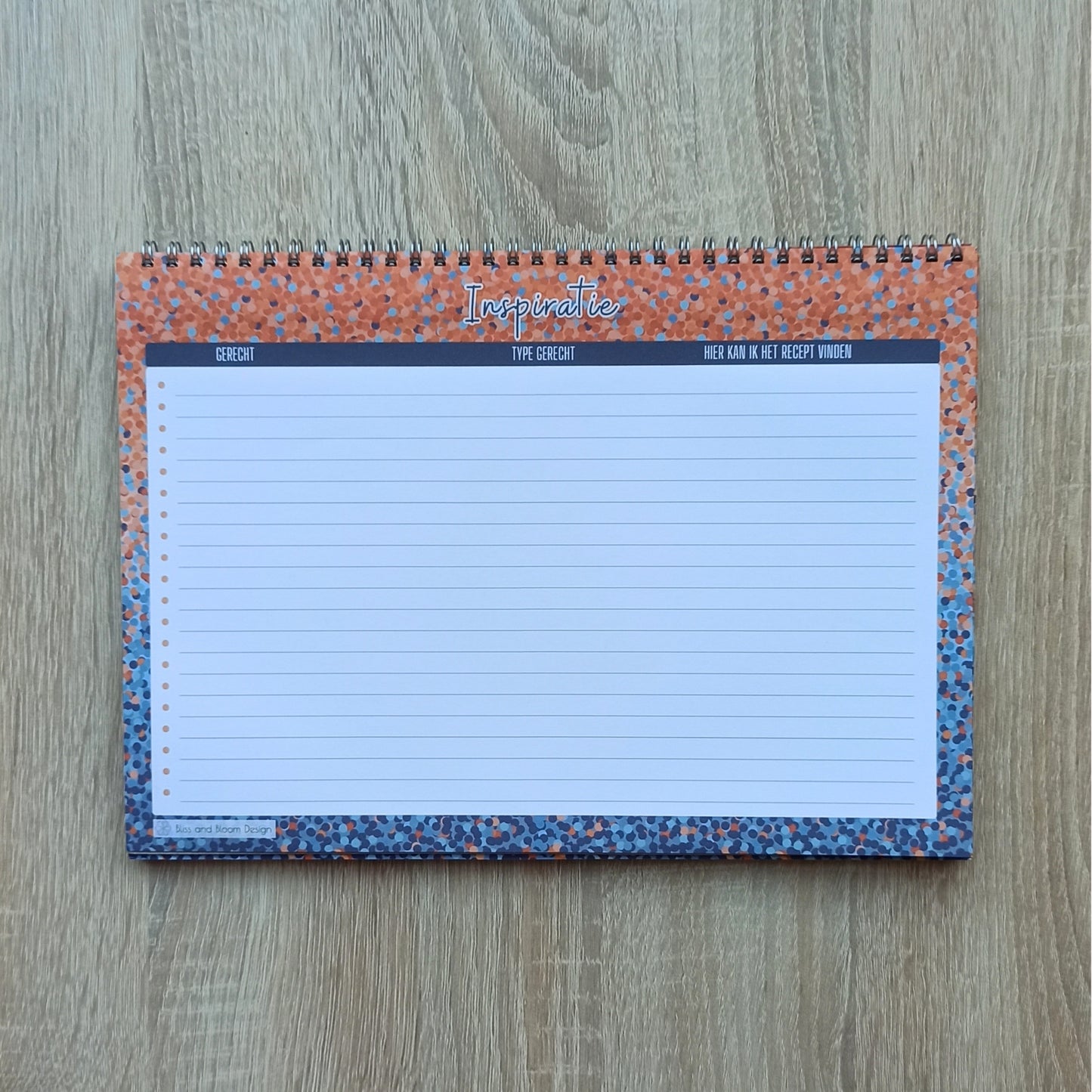 De Ultieme Maaltijdplanner in Crazy Dots print