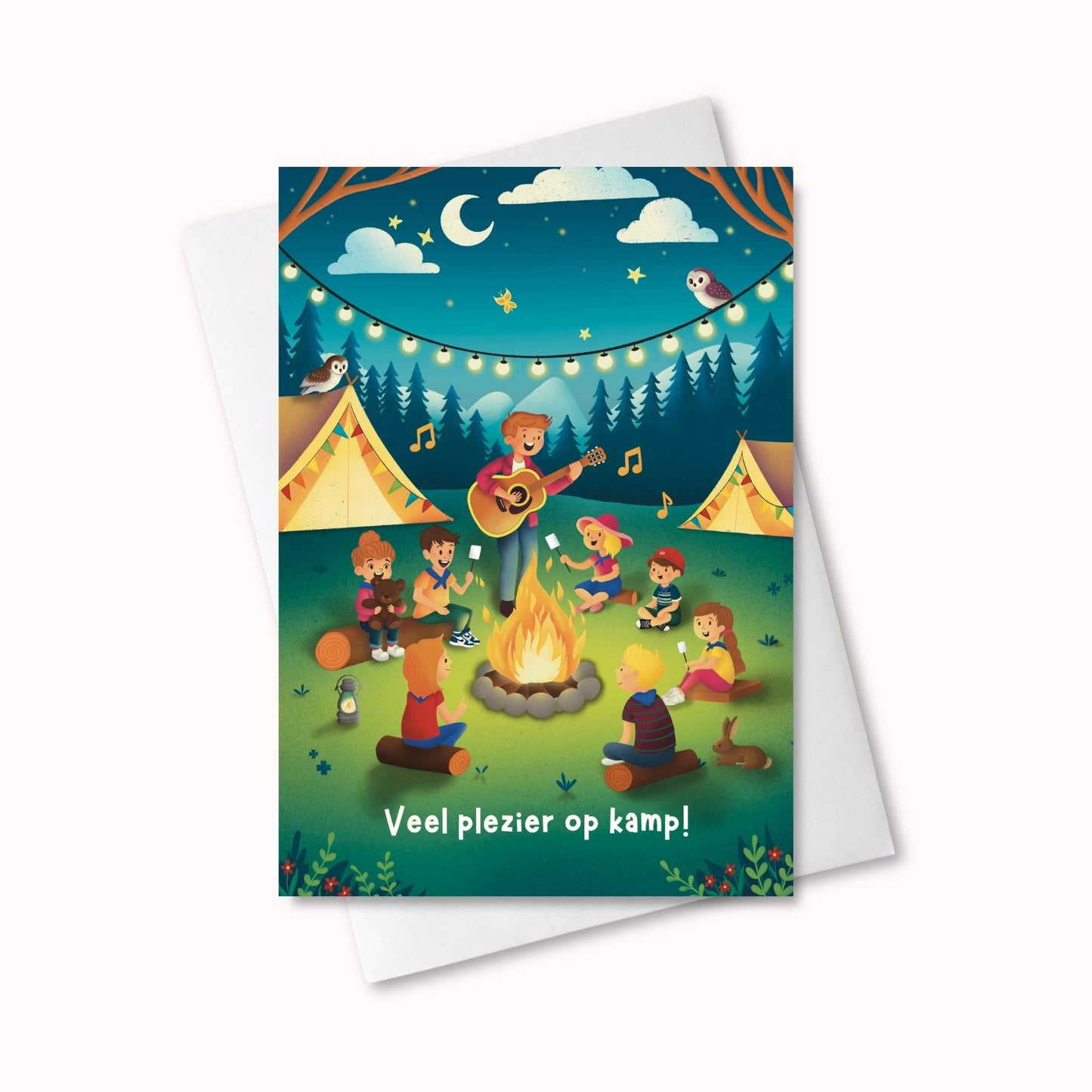 Kaart "Veel plezier op kamp!"