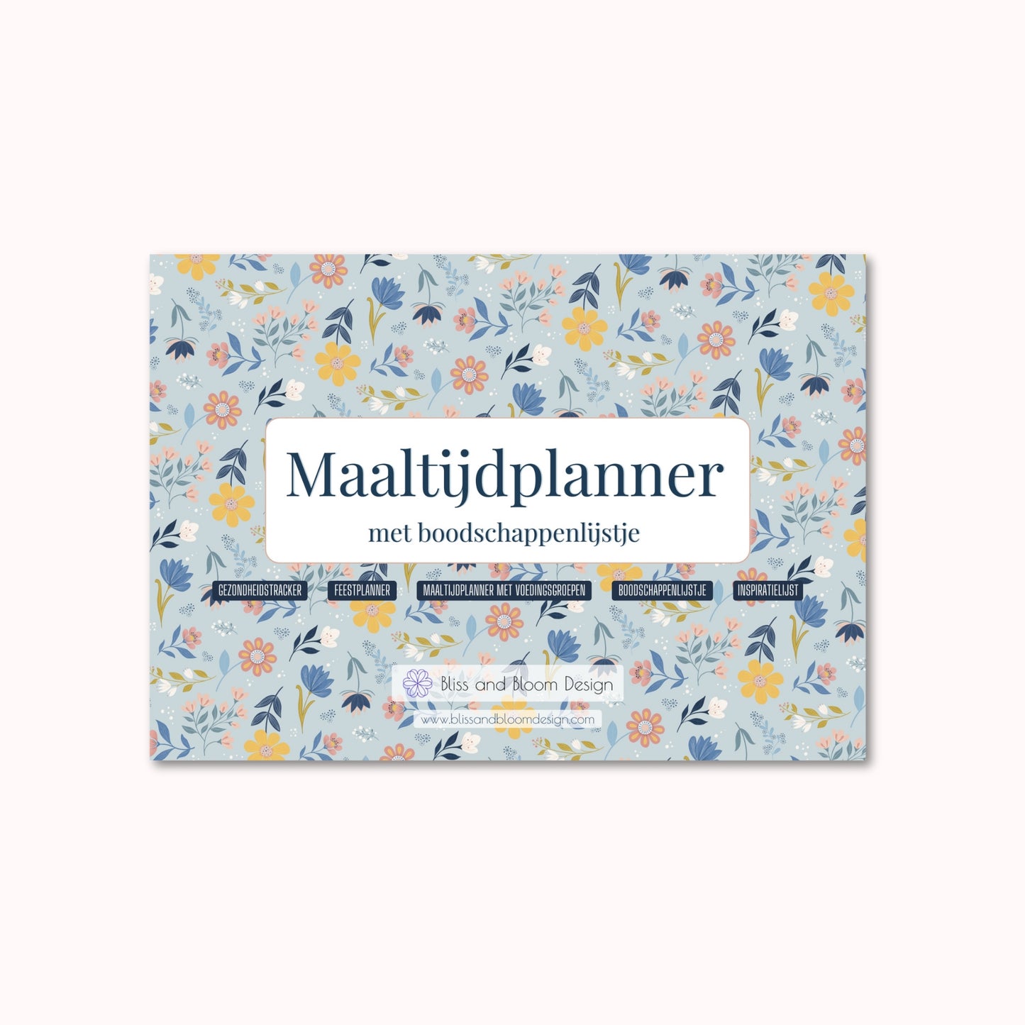 De ultieme Maaltijdplanner in Sunny Petals Print