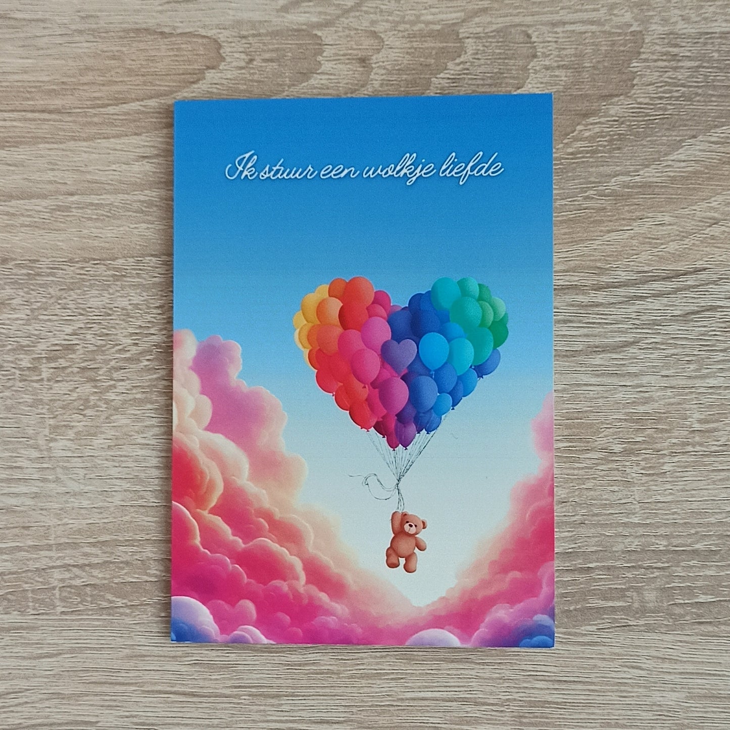 Kaart "Een wolkje liefde"