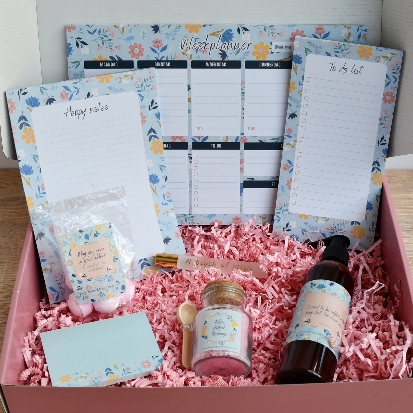 De ultieme cadeaubox in Sunny Petals print