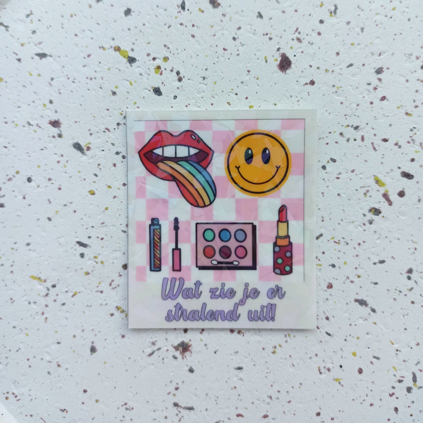 Groovy Retro Holografische Raamstickers