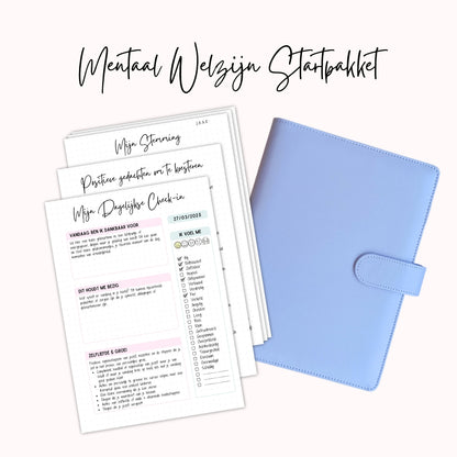 Bloom Journal: Mentaal welzijn startpakket met A5 ringband