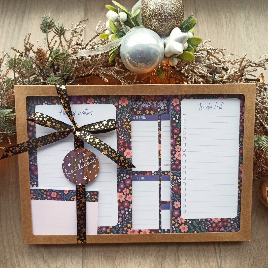 Cadeaubox in Midnight Garden print