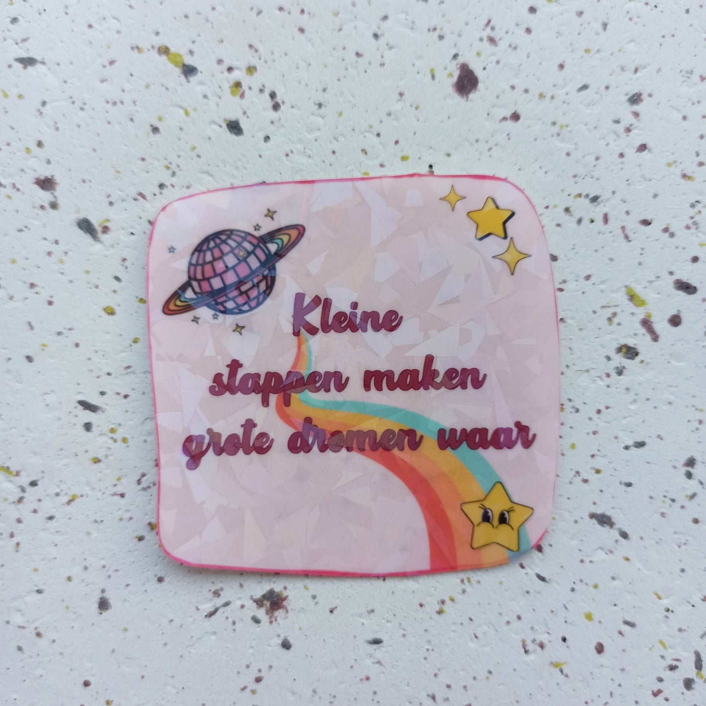 Groovy Retro Holografische Raamstickers
