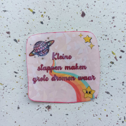 Groovy Retro Holografische Raamstickers