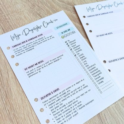 Bloom Journal: Mentaal welzijn startpakket met A5 ringband