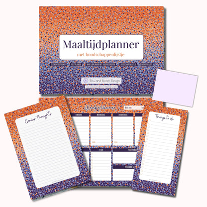 Compleet georganiseerd pakket in Crazy Dots print (set)