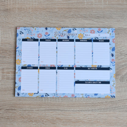 Paperloverset in Sunny Petals print (4 stuks)