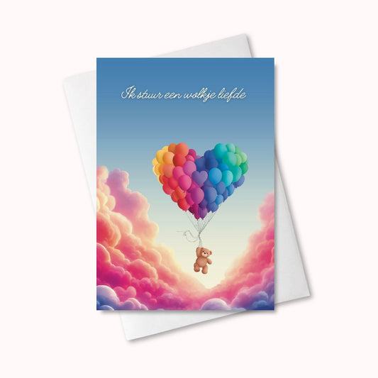 Kaart "Een wolkje liefde"