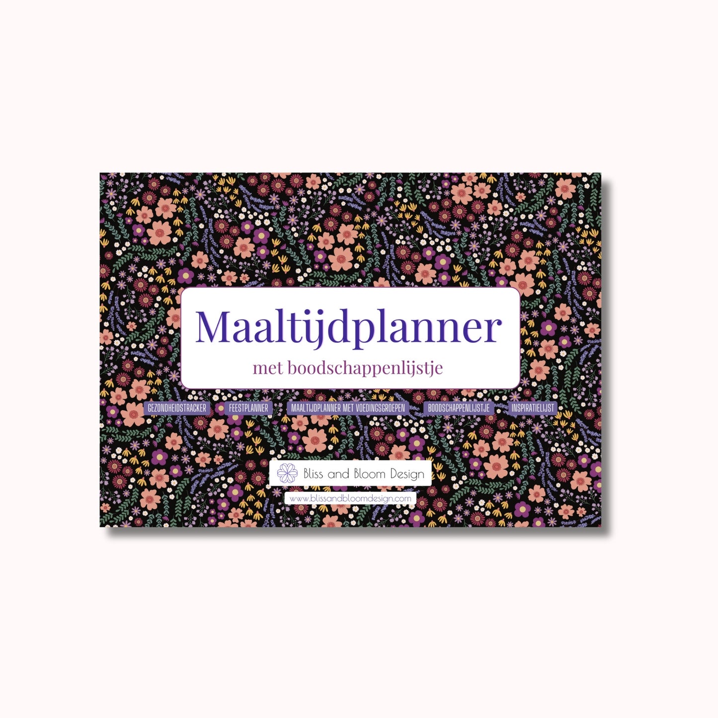 De ultieme Maaltijdplanner in Midnight Garden print