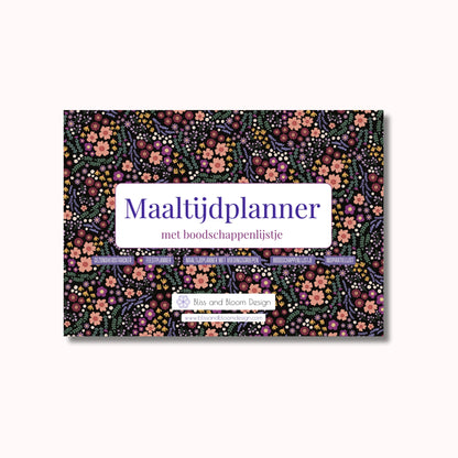 De ultieme Maaltijdplanner in Midnight Garden print