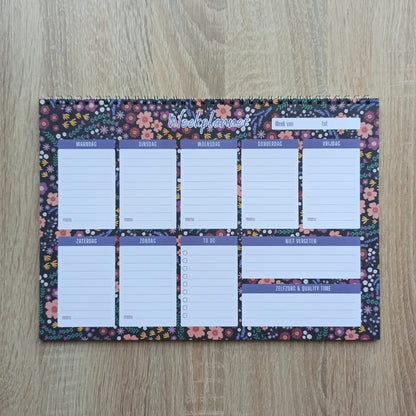 Cadeaubox in Midnight Garden print