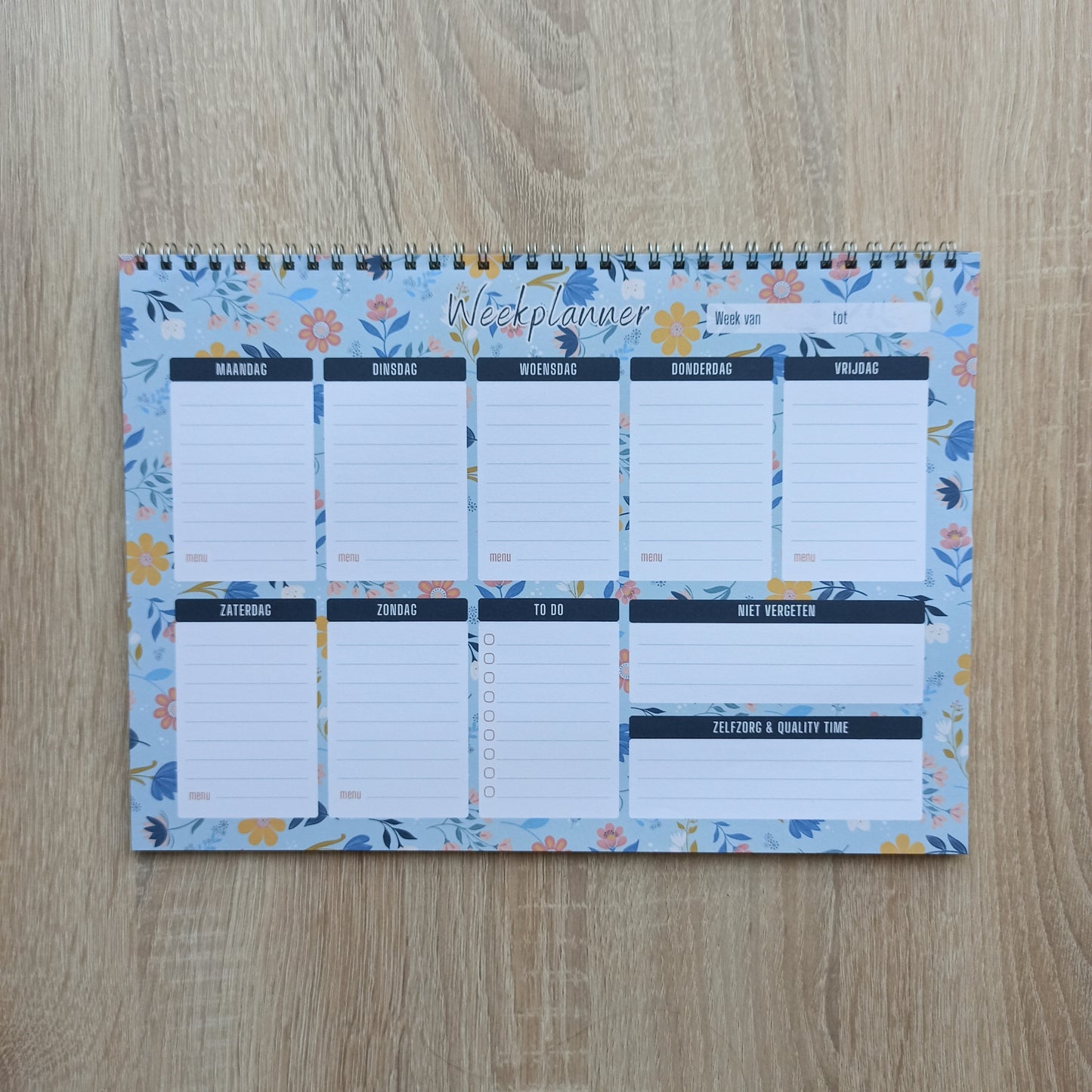 Paperloverset in Sunny Petals print (3 stuks)