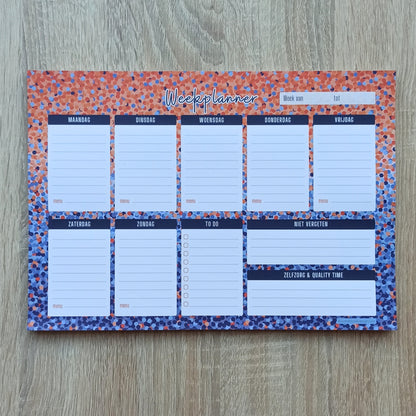 Compleet georganiseerd pakket in Crazy Dots print (set)